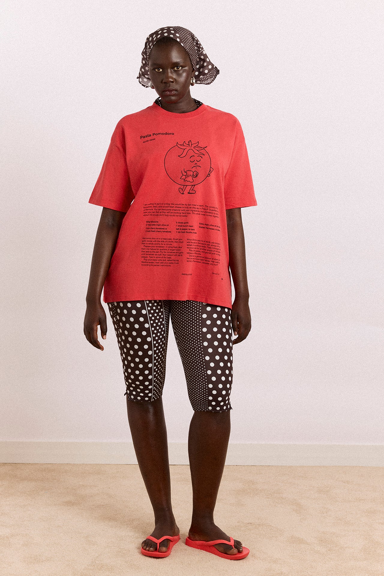 Recipe With Friends Graphic Tee - Red - Image 4