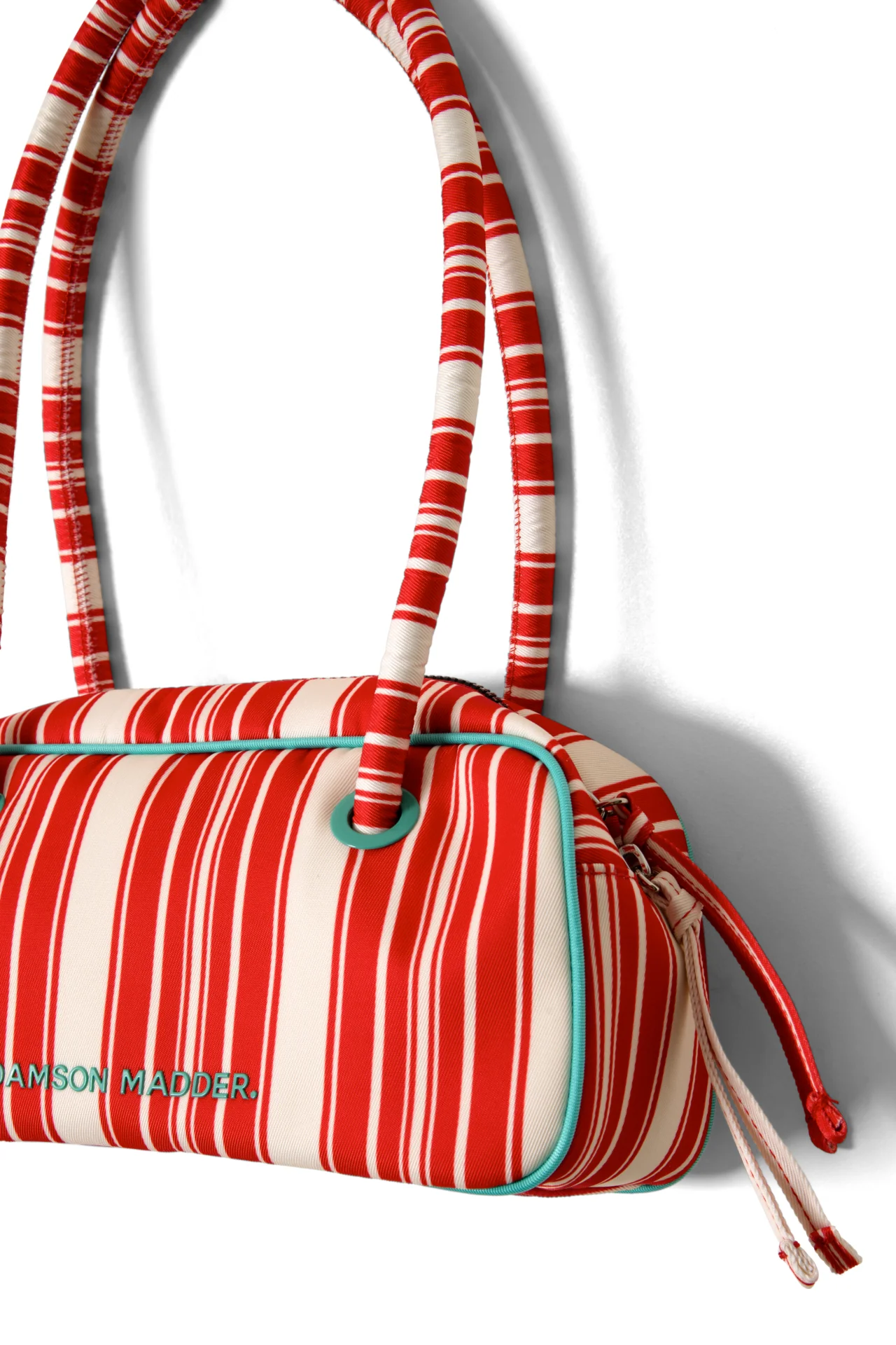 Renne Bowler Bag - Cherry Deck Chair Stripe - Image 5