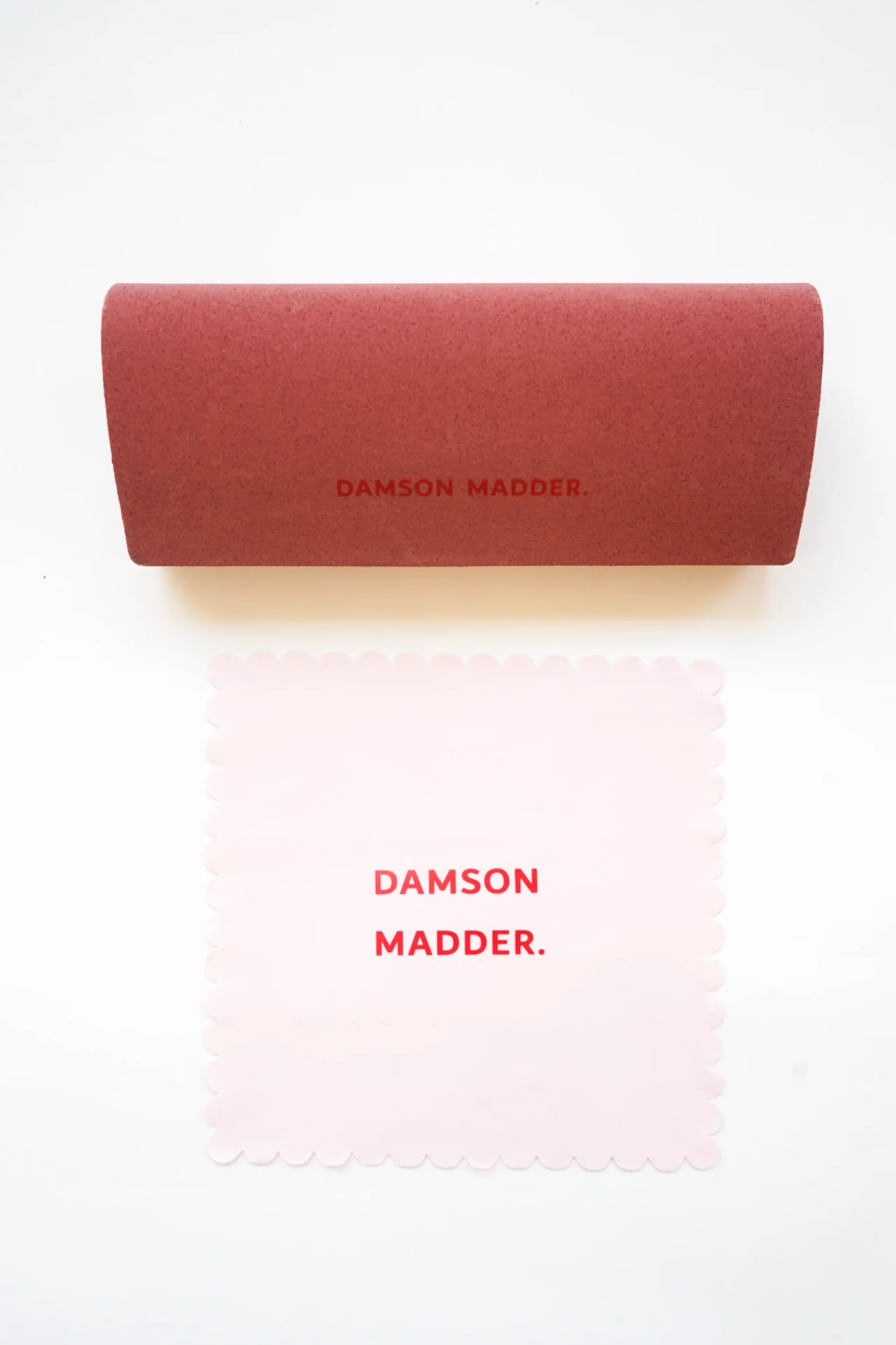 Round Square Sunglasses With Charm Detail - Red - Image 7