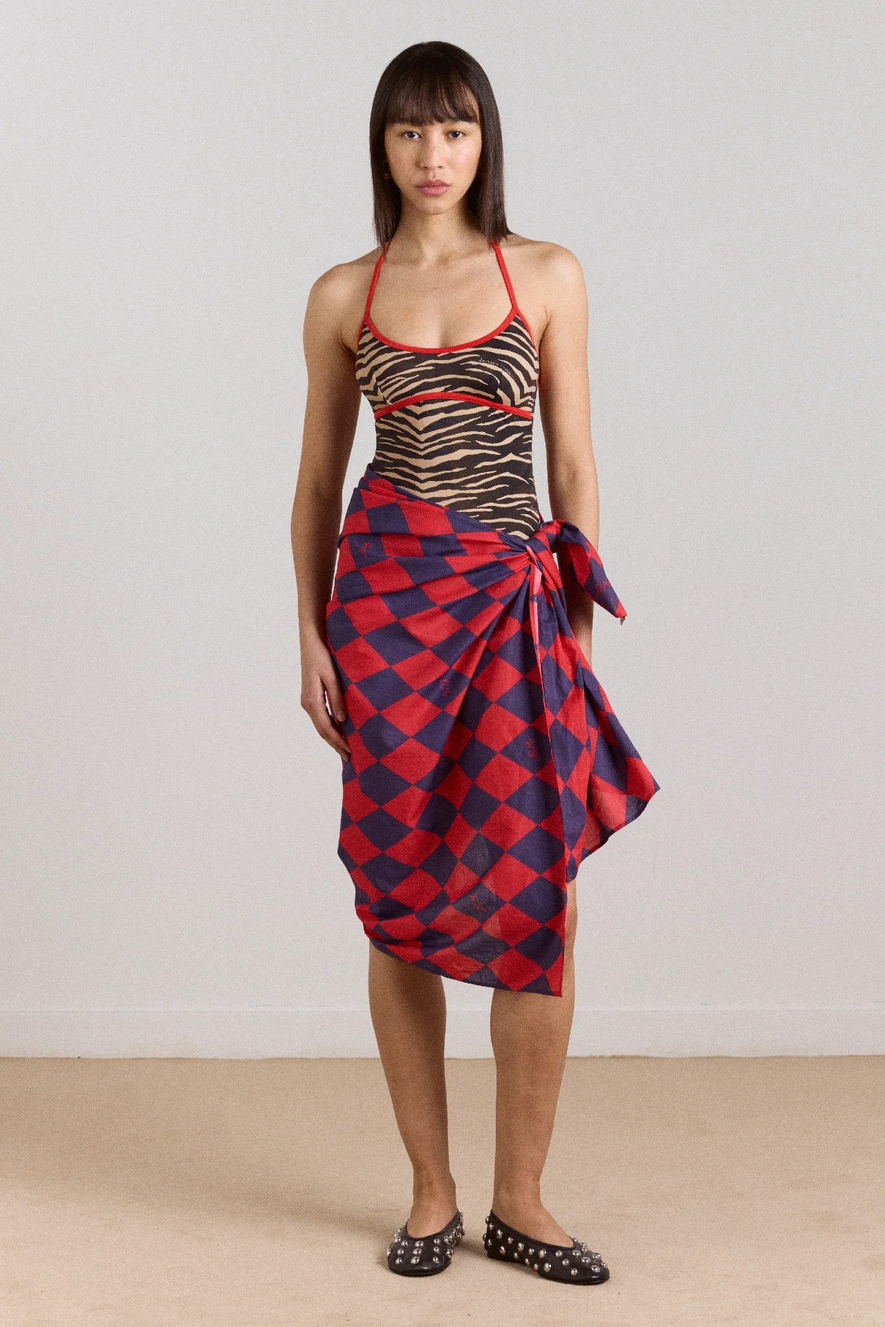 Sarong - Harlequin Print - Image 2