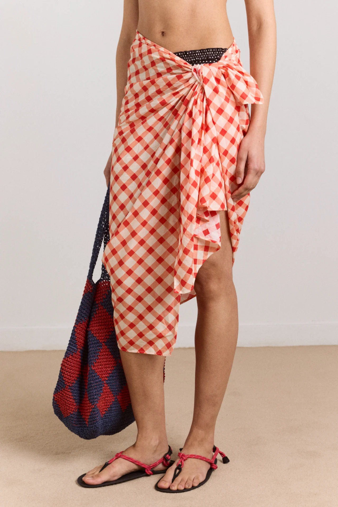 Sarong - Red Gingham - Image 3