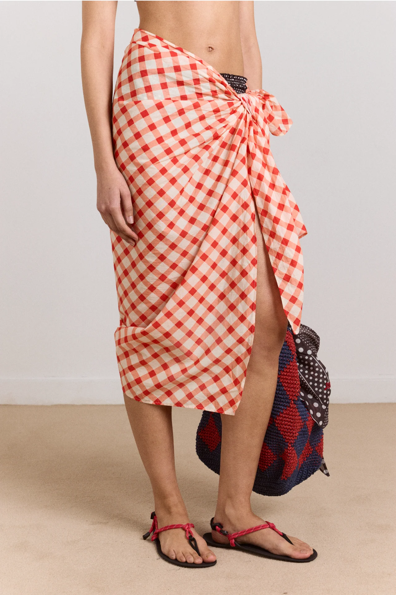 Sarong - Red Gingham - Image 6