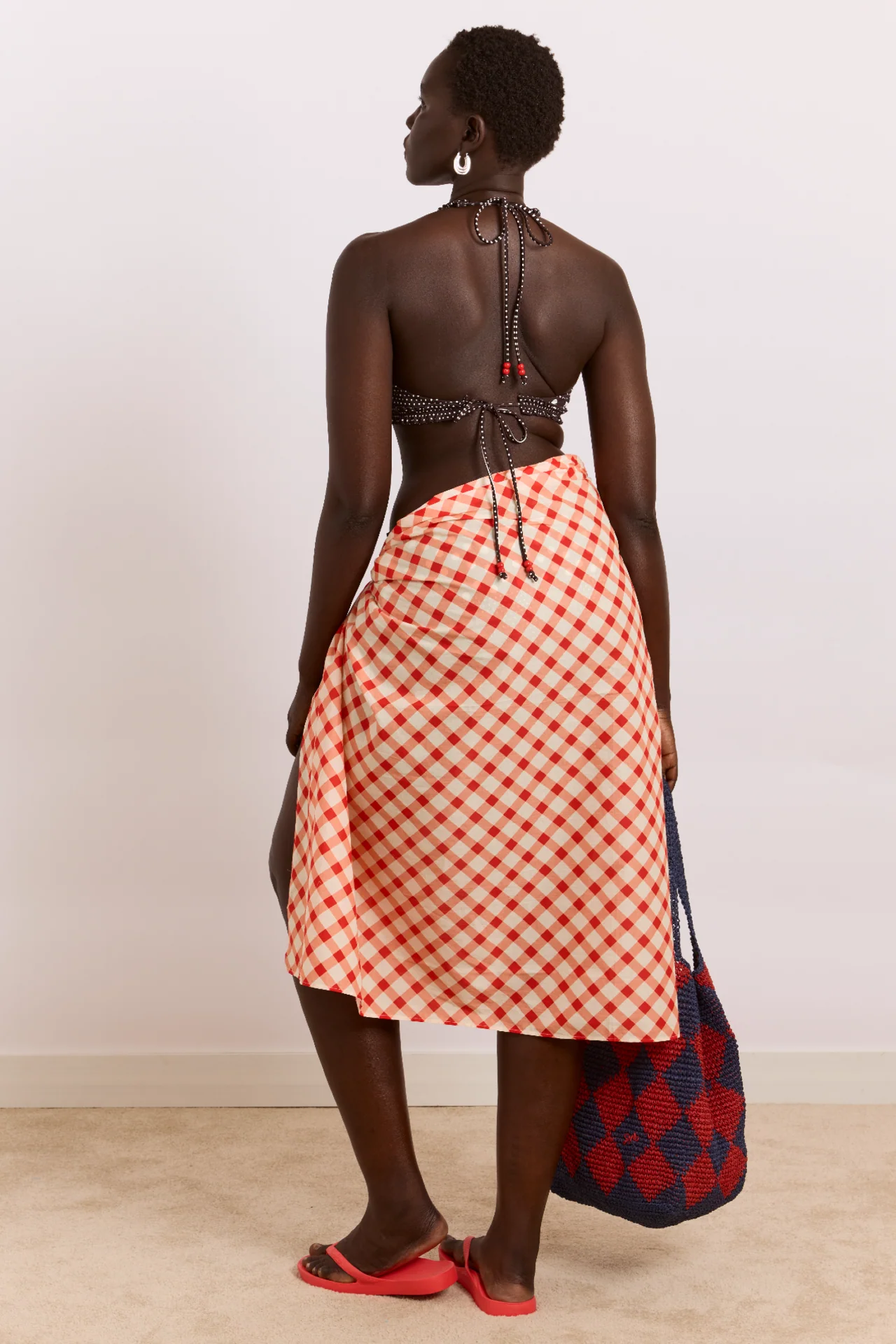 Sarong - Red Gingham - Image 7