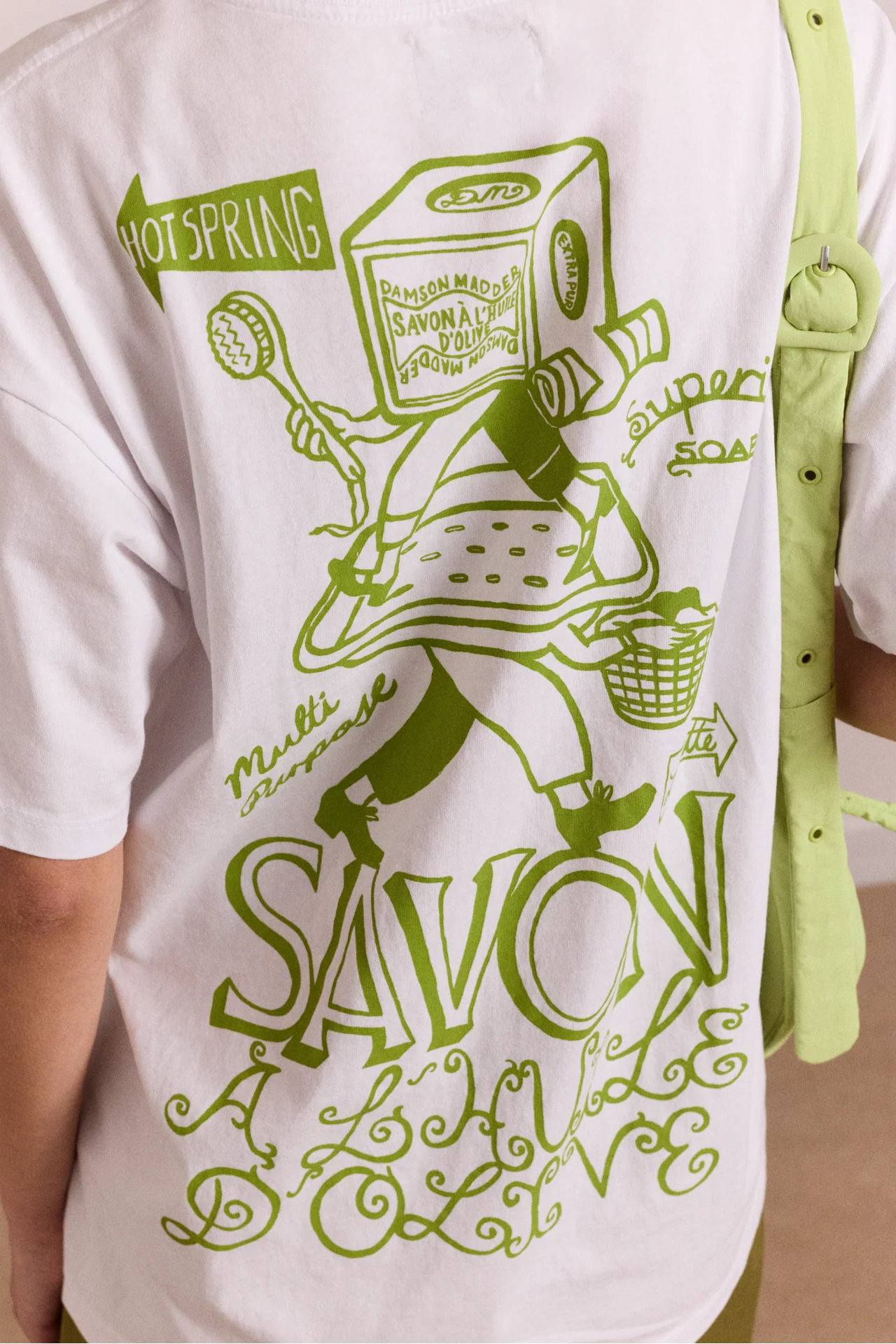 Savon Graphic Tee - White - Image 5