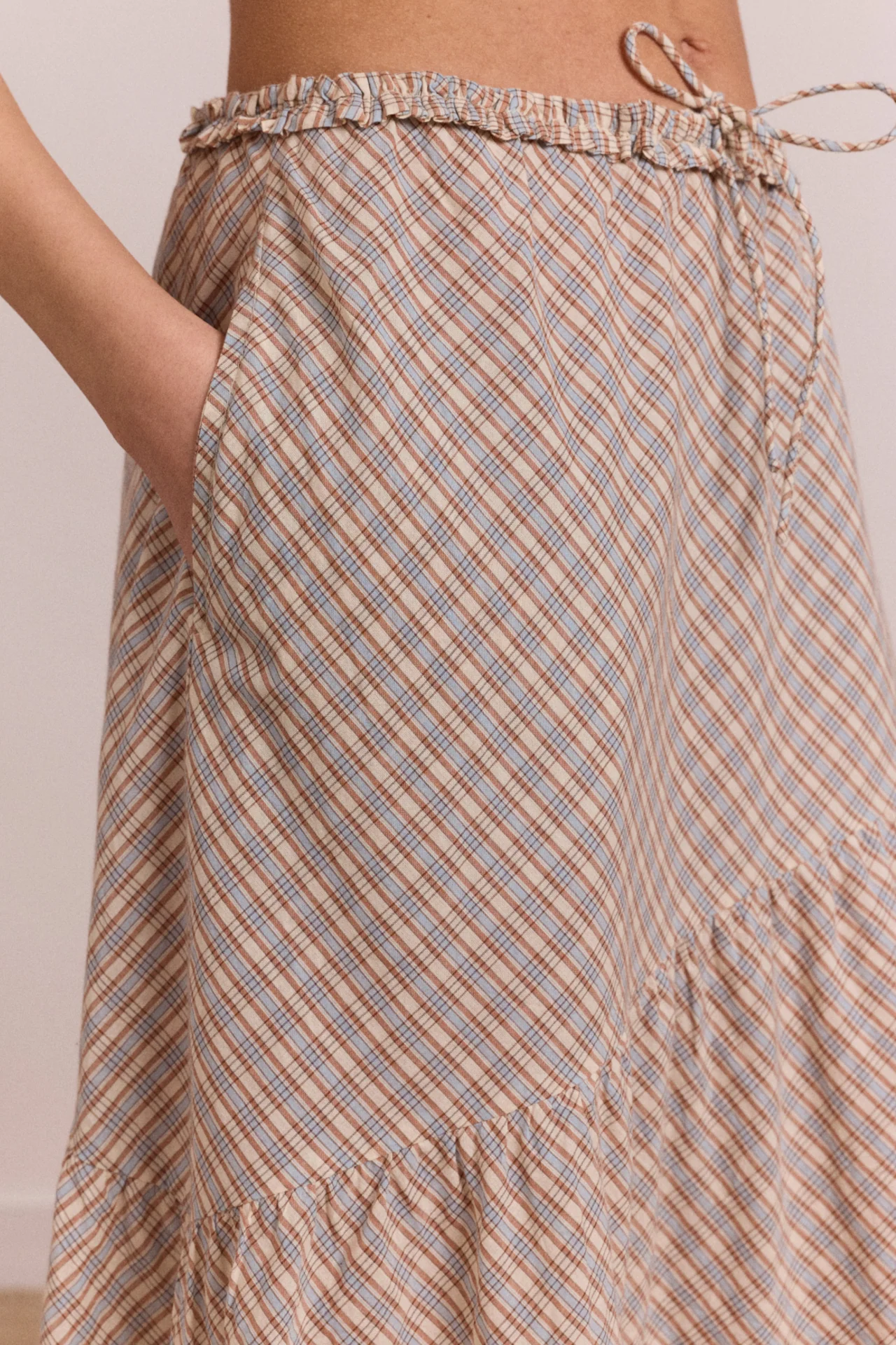 Sigourney Skirt - Ginger Check - Image 8