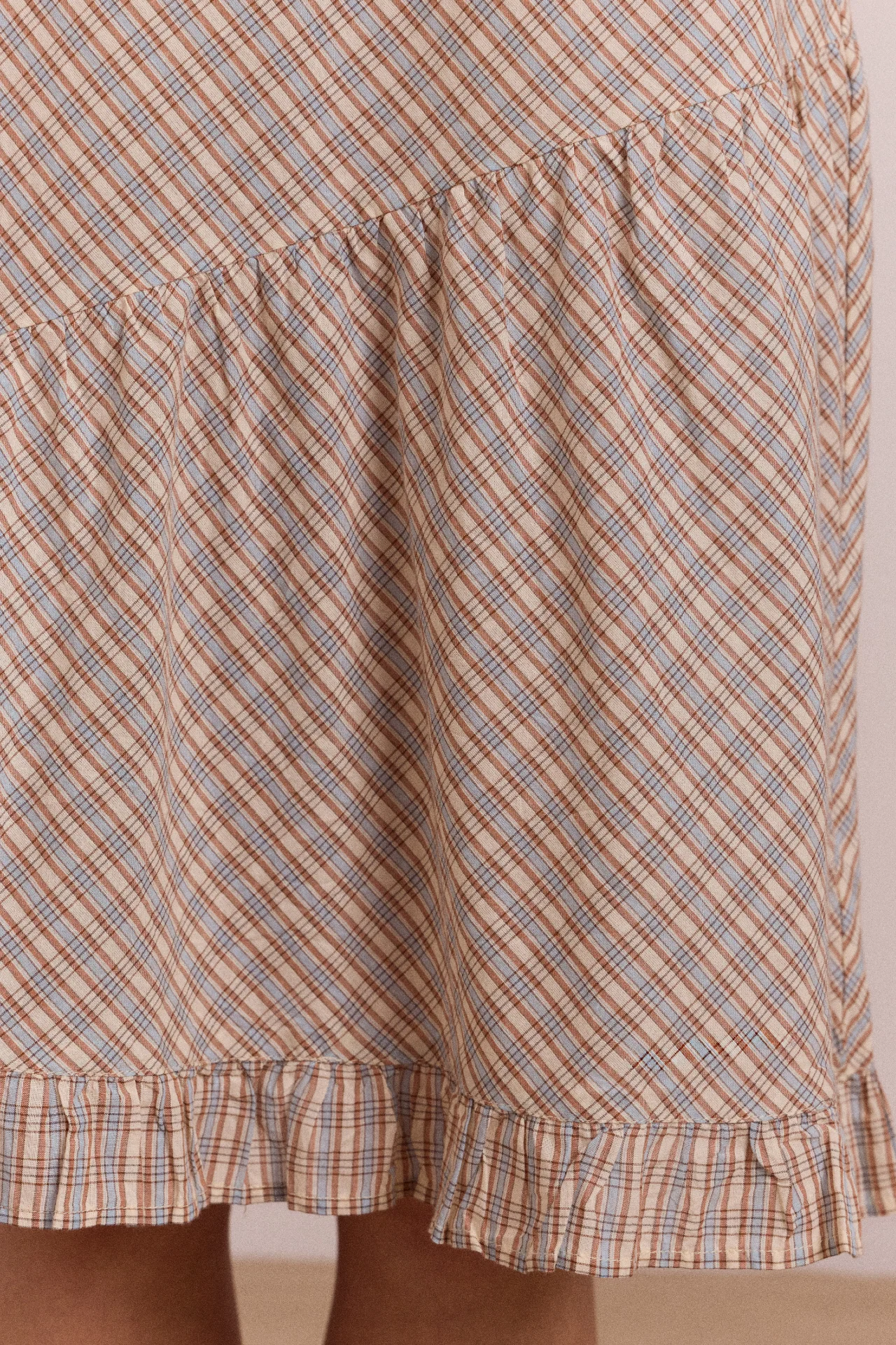 Sigourney Skirt - Ginger Check - Image 9