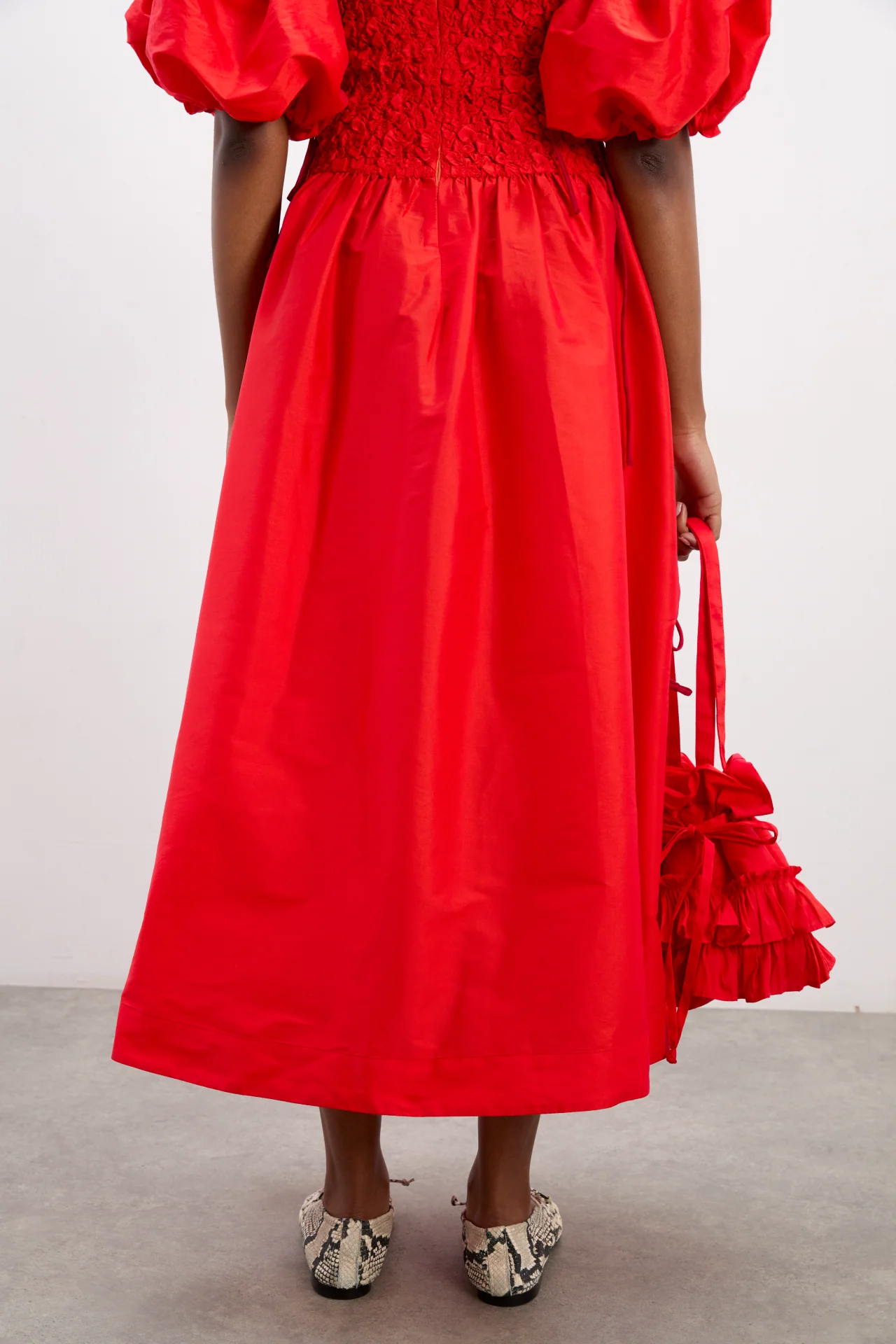 Sita Multiway Midi Dress - Red - Image 10