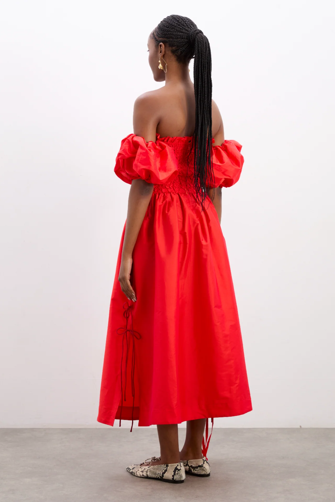Sita Multiway Midi Dress - Red - Image 6