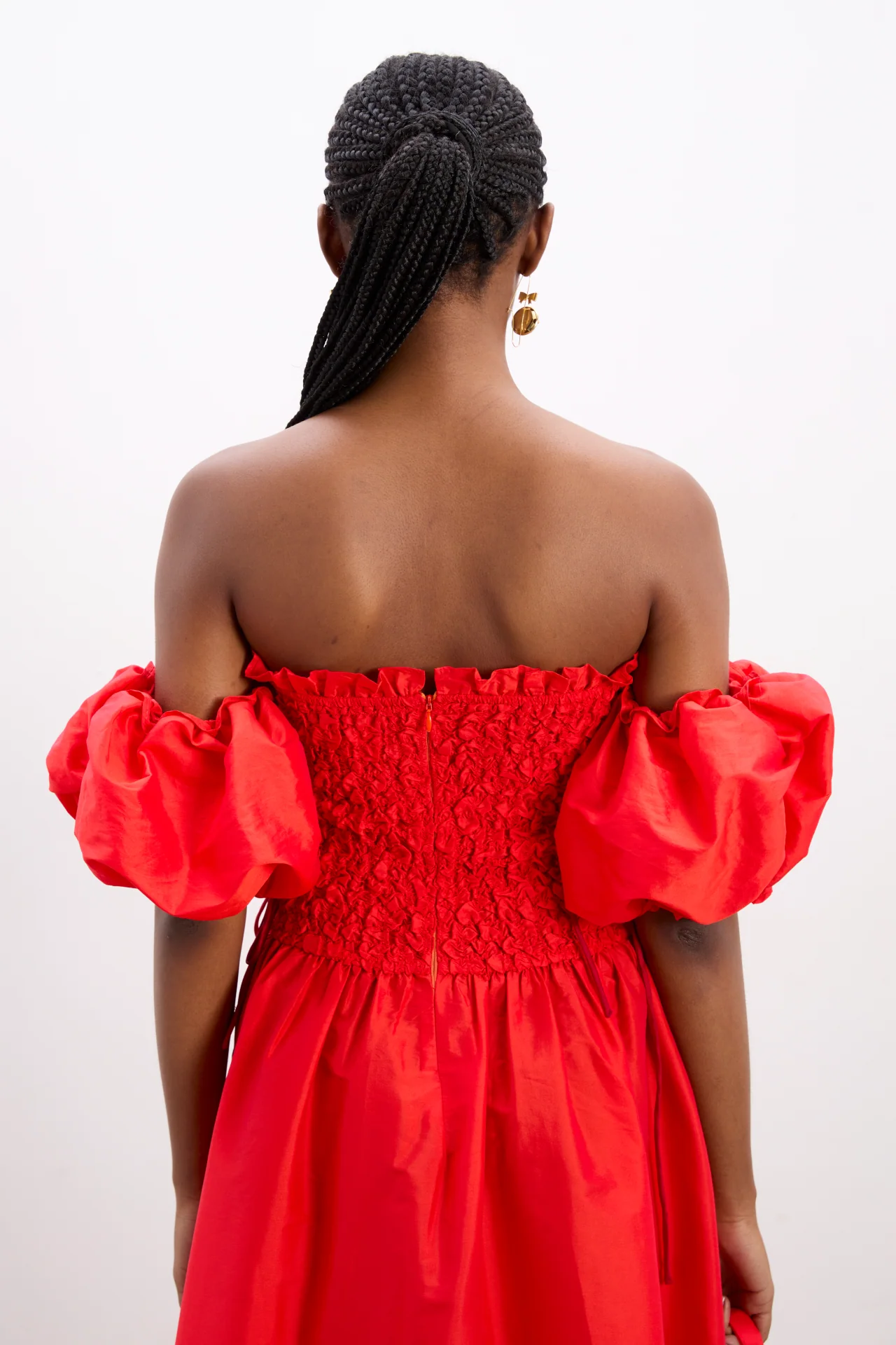 Sita Multiway Midi Dress - Red - Image 9