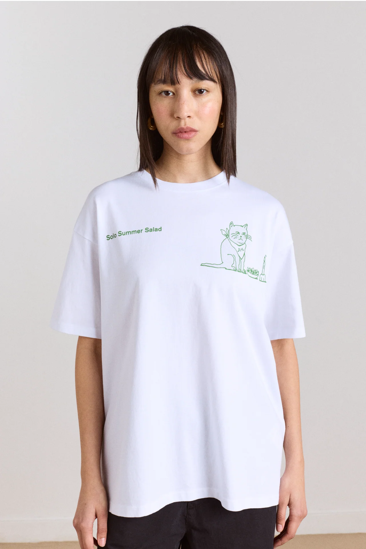 Solo Salad Graphic Tee - White - Image 2