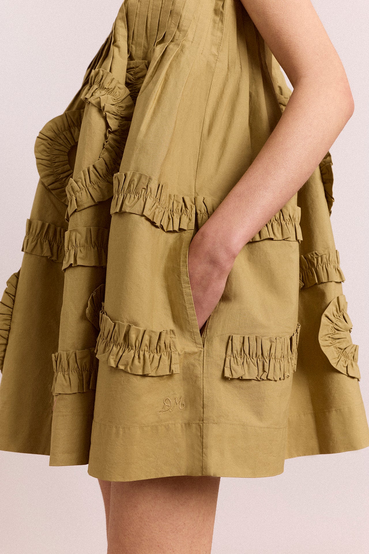 Stella Mini Dress - Green - Image 6