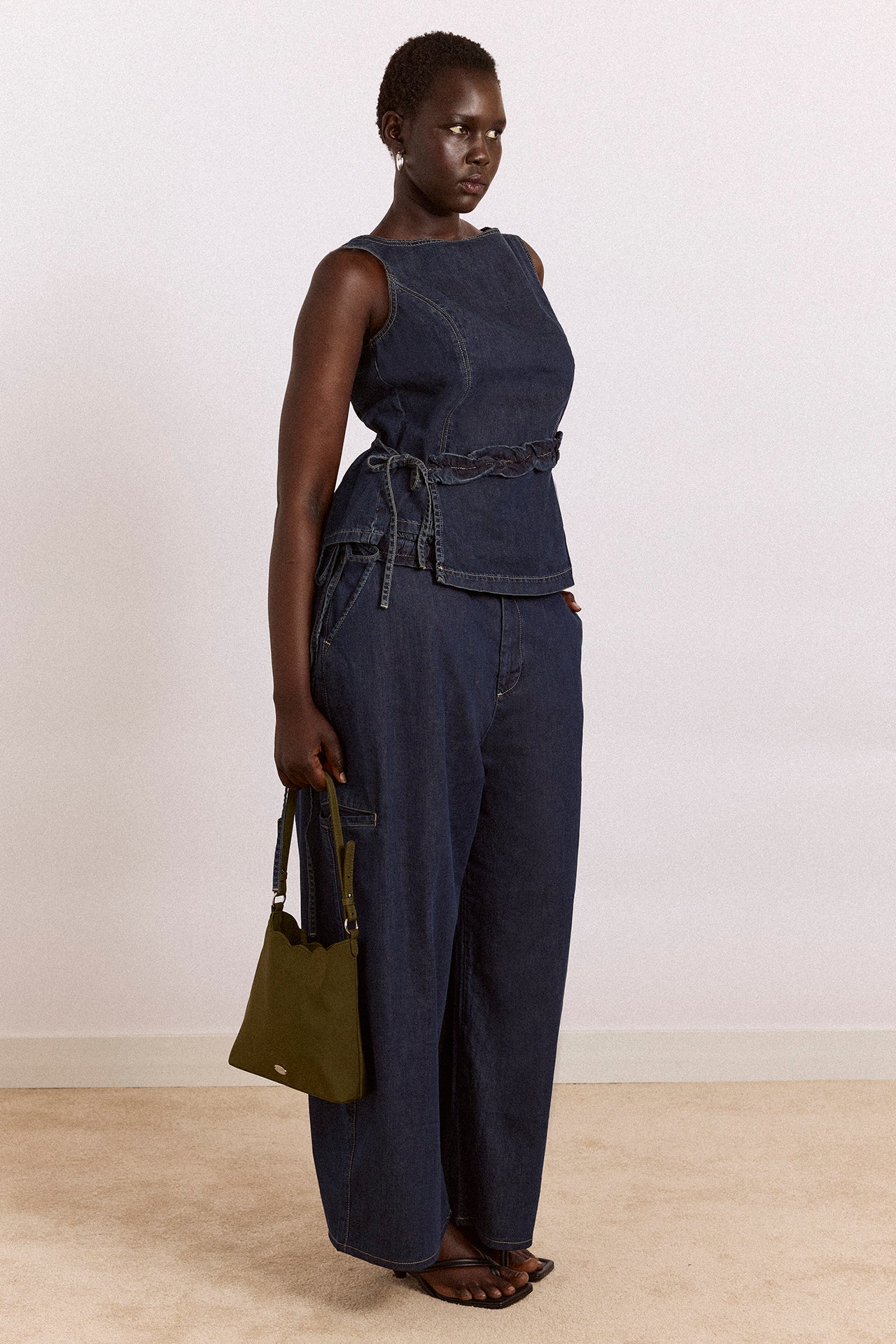 Straight Leg Augusta Jeans - Dark Indigo - Image 4