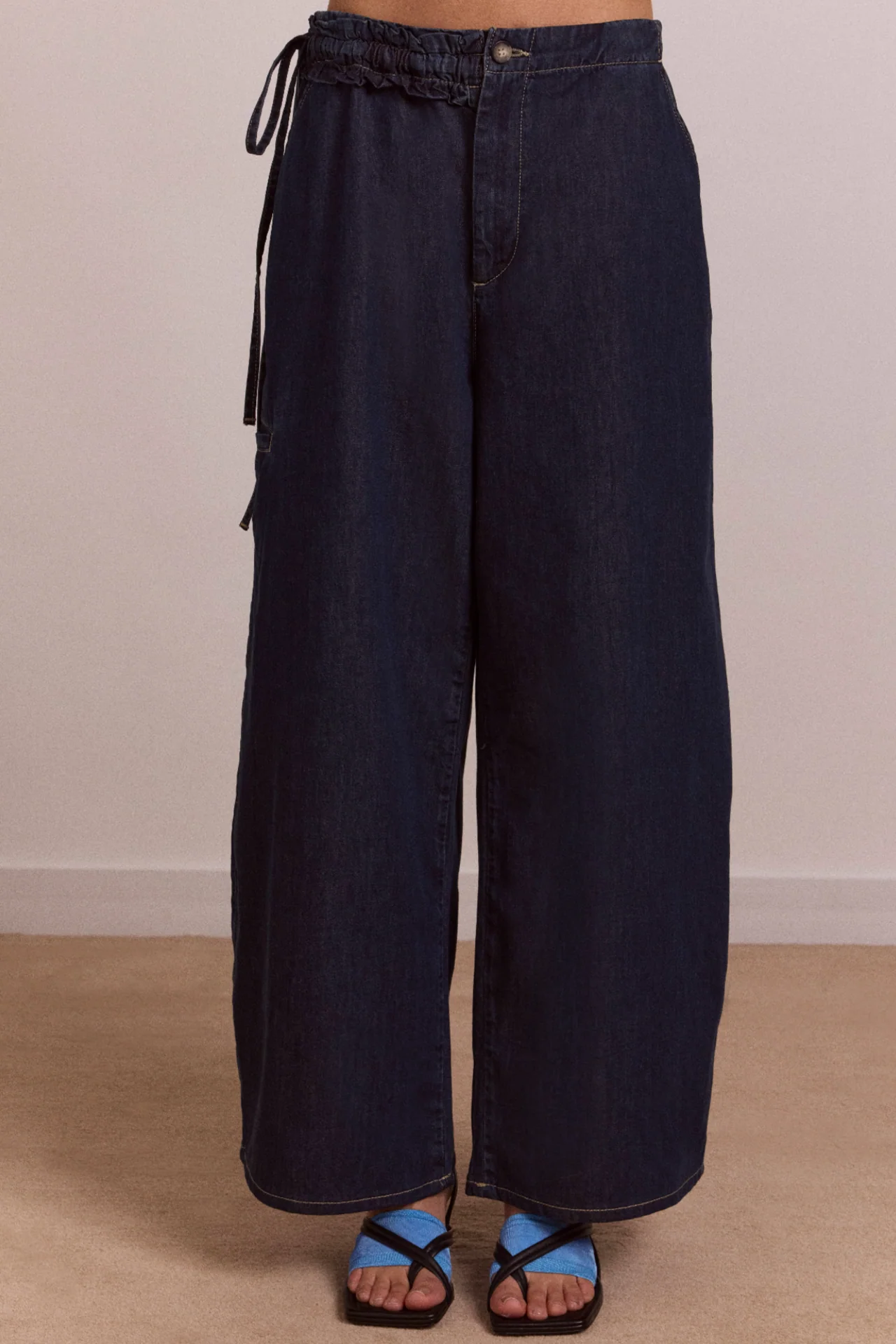 Straight Leg Augusta Jeans - Dark Indigo - Image 5