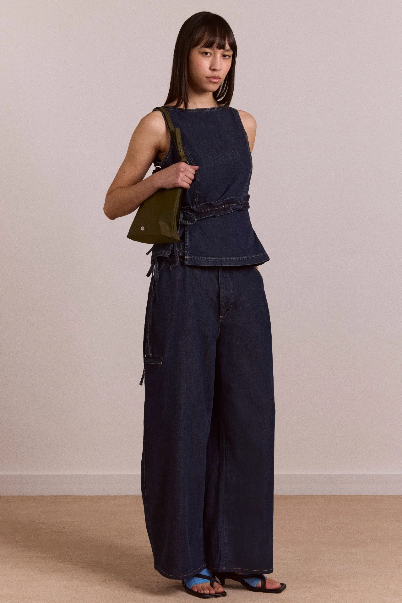 Straight Leg Augusta Jeans - Dark Indigo - Image 7