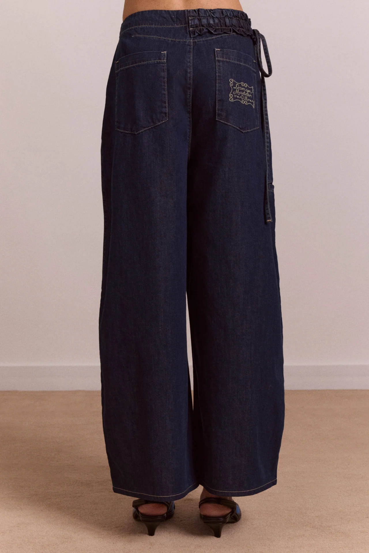 Straight Leg Augusta Jeans - Dark Indigo - Image 9