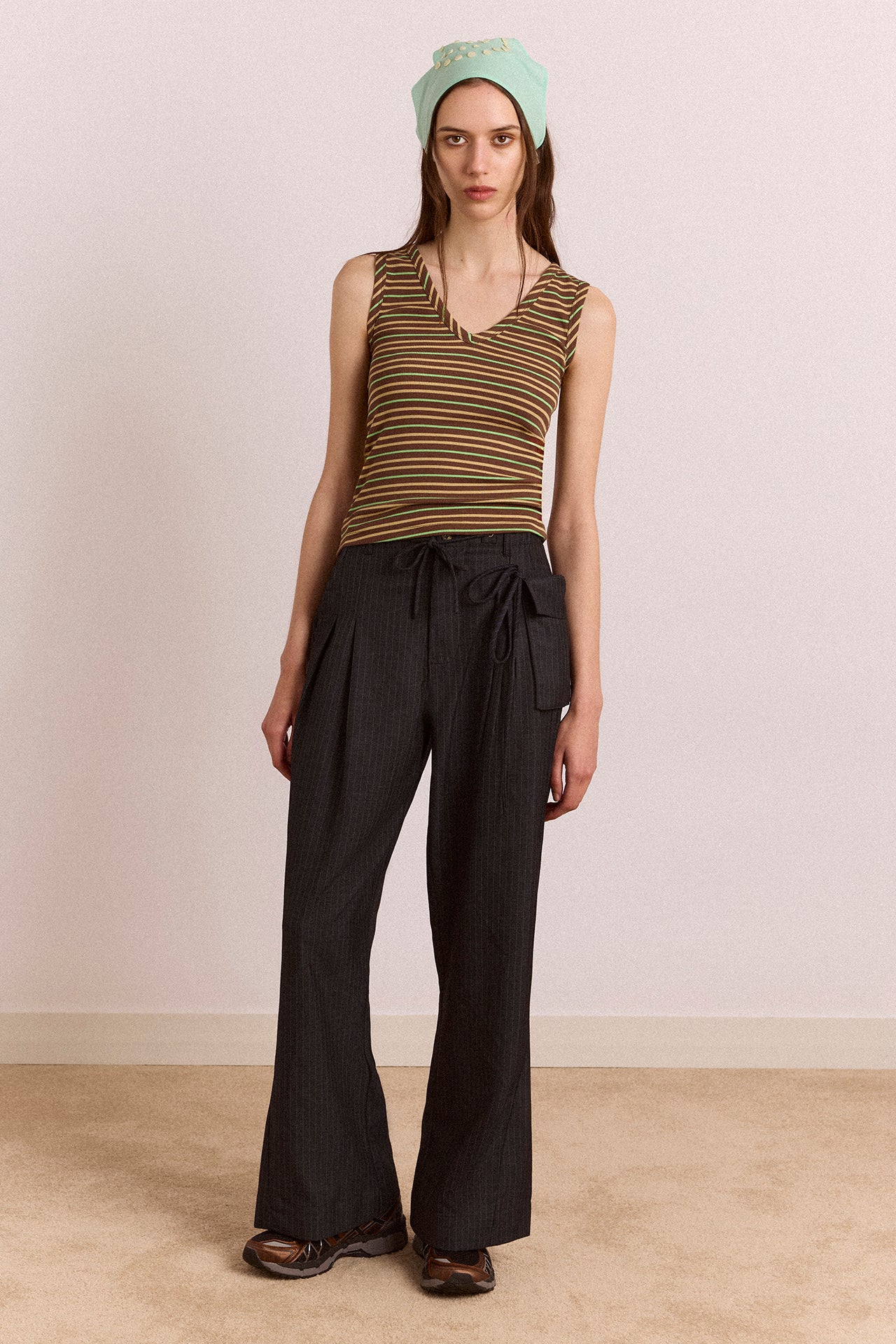 Tatianna Trouser - Pinstripe - Image 3