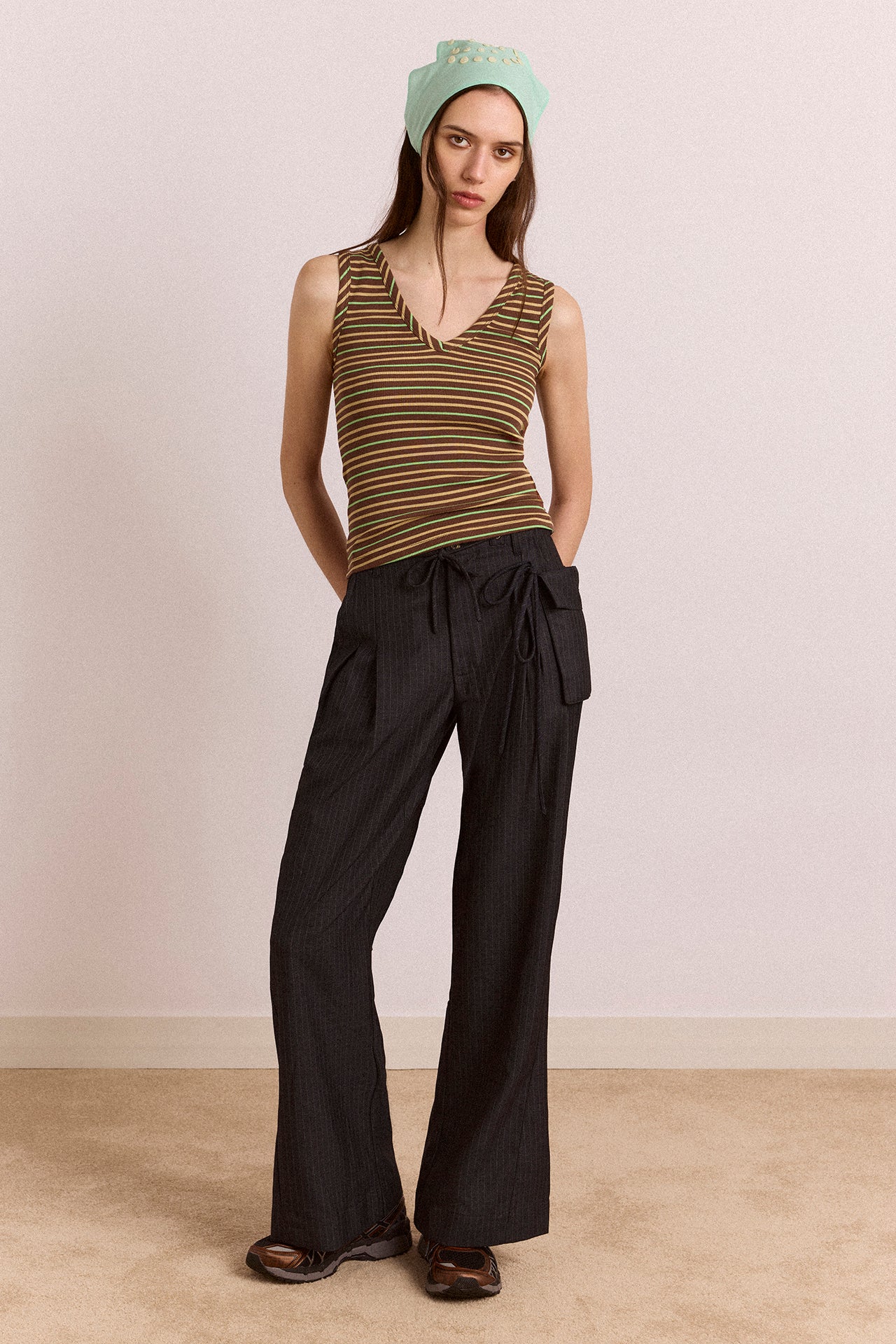 Tatianna Trouser - Pinstripe - Image 4