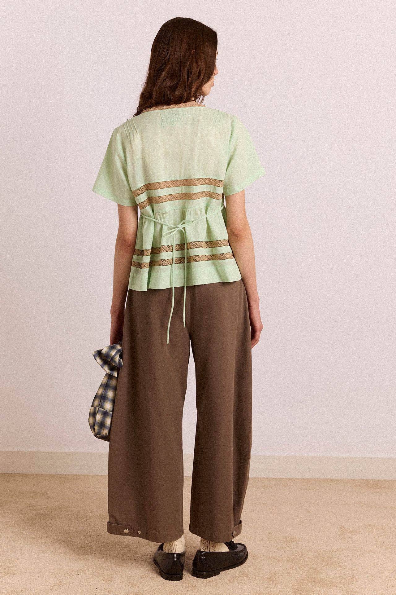 Tilda Lace Blouse - Mint - Image 3
