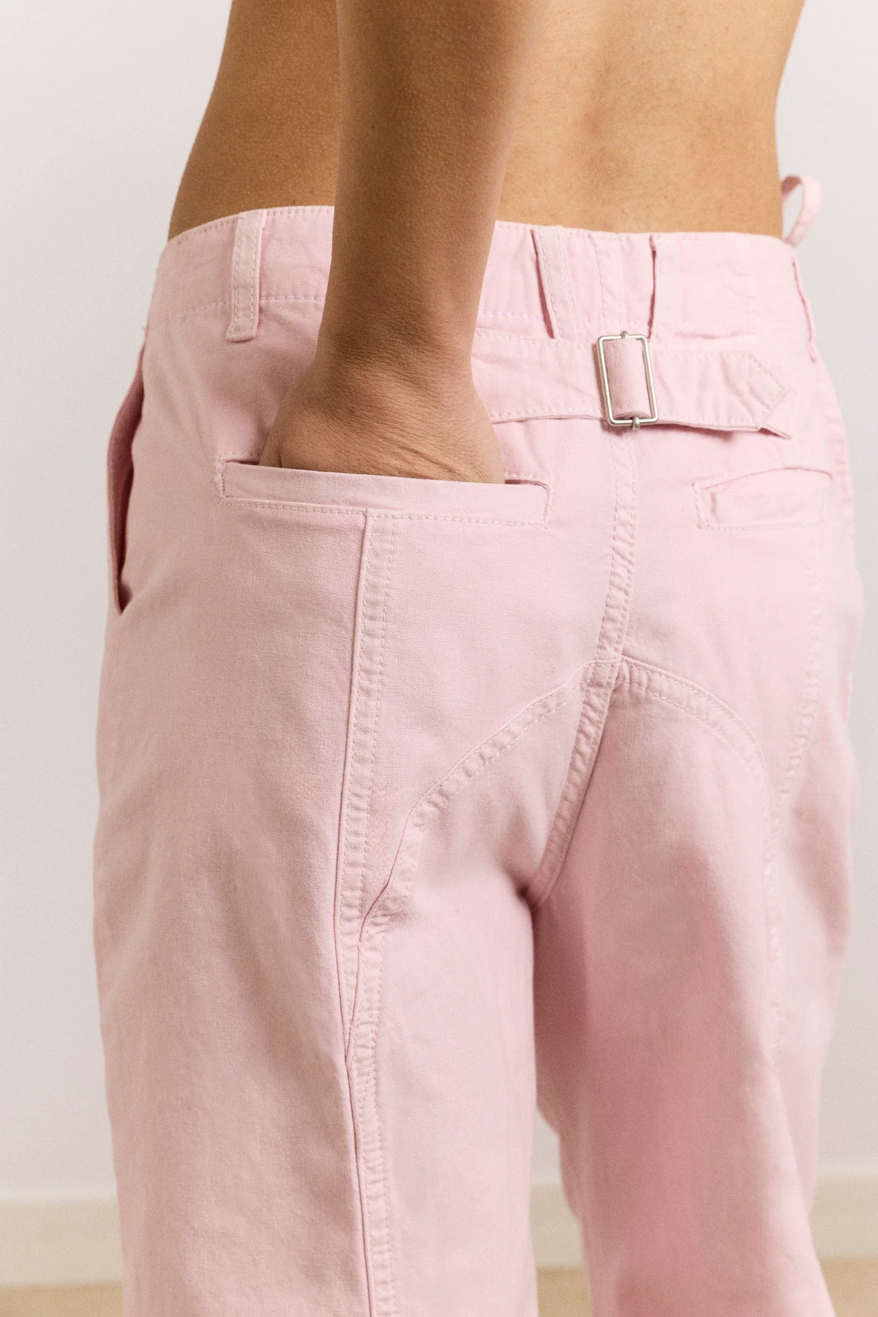 Yves Capri Trouser - Pink - Image 10
