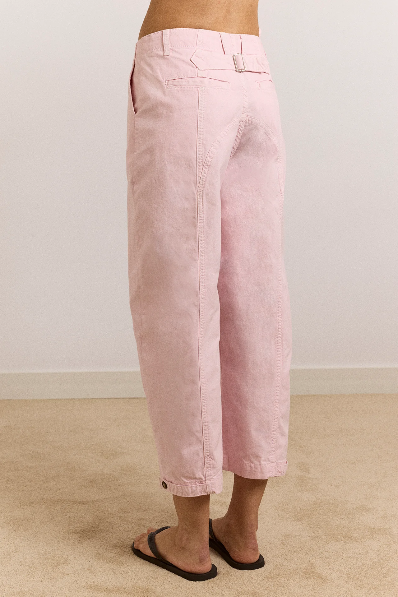Yves Capri Trouser - Pink - Image 6